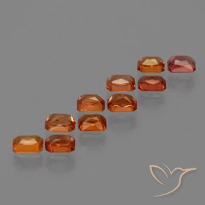 Shop natural 2.63ct Orange moyen Saphir gems, Octogone / coupe Émeraude, from Tanzanie at GemSelect. In stock, global shipping!