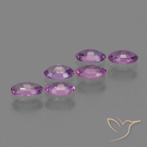 Shop natural 1.54ct Pourpre rosâtre intense Saphir gems, ovale, from Tanzanie at GemSelect. In stock, global shipping!