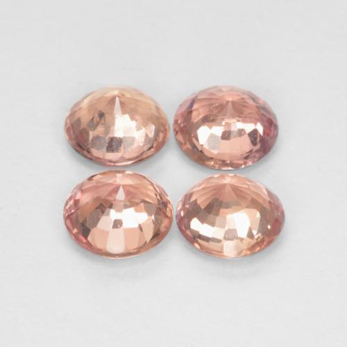 Achetez naturel 1,63ct rose terreux saphir gems, coupe roude, en provenance tanzanie chez gemselect. en stock, livraison internationale!