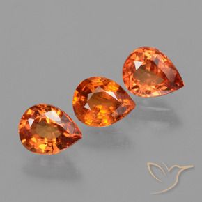 Shop natural 2.06ct Orange rougeâtre Saphir gems, En forme de poire, from Tanzanie at GemSelect. In stock, global shipping!
