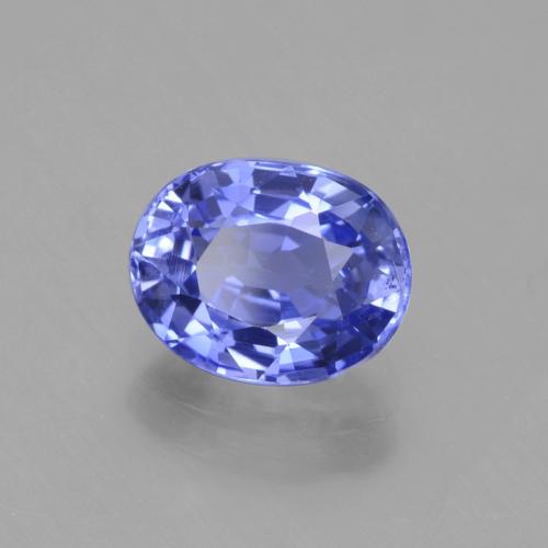 Saphir Violet foncé Bleu naturelle Coupe ovale, 2.14 ct, VS