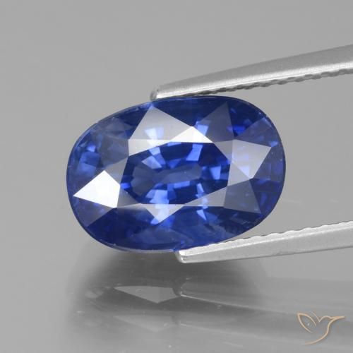 4.81ct Naturel Bleu Barbeau Saphir, ovale, VS