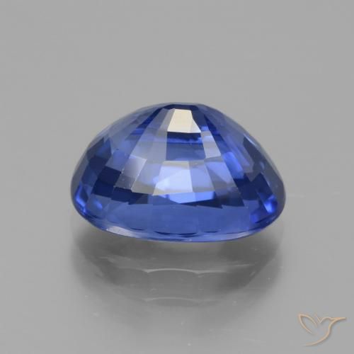 Saphir Bleu Barbeau naturelle ovale, 4.81 ct, VS