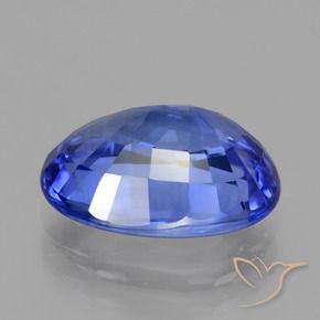 Saphir Violet foncé Bleu naturelle ovale, 5.54 ct, VVS-VS