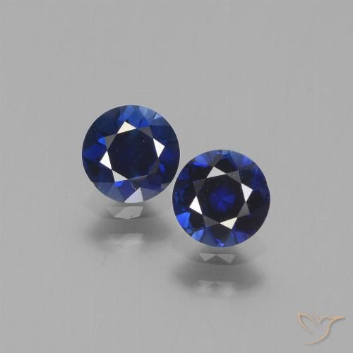 1.15ctw Naturel Bleu foncé Saphir, Tour, VS