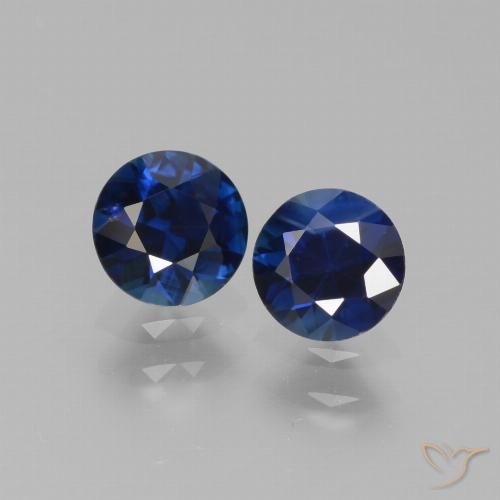 1.14ctw Naturel Bleu marine Saphir, Tour, VS