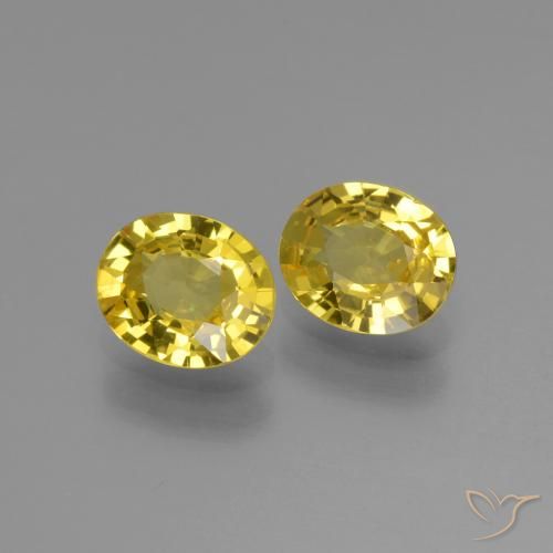Shop natural 1.31ct Jaune moyen Saphir gems, ovale, from Tanzanie at GemSelect. In stock, global shipping!
