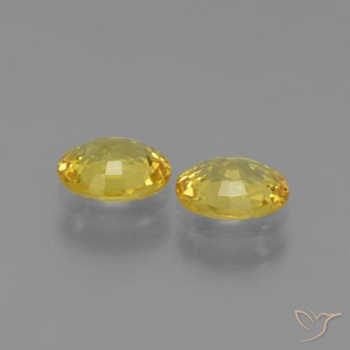 Shop natural 1.31ct Jaune moyen Saphir gems, ovale, from Tanzanie at GemSelect. In stock, global shipping!