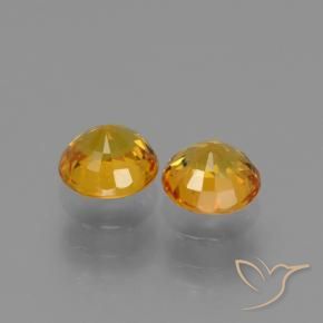 Shop natural 1.36ct Or orange foncé Saphir gems, Tour, from Tanzanie at GemSelect. In stock, global shipping!