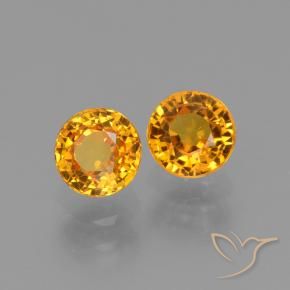 Shop natural 1.38ct Doré-orange foncé Saphir gems, Tour, from Tanzanie at GemSelect. In stock, global shipping!