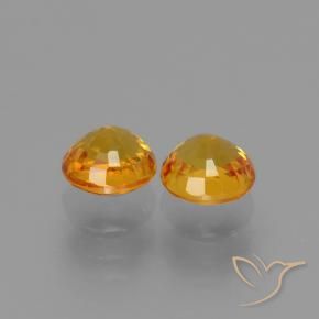 Shop natural 1.38ct Doré-orange foncé Saphir gems, Tour, from Tanzanie at GemSelect. In stock, global shipping!