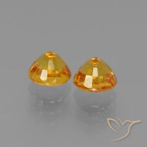 Shop natural 1.55ct Orange-or moyen-léger Saphir gems, Tour, from Tanzanie at GemSelect. In stock, global shipping!