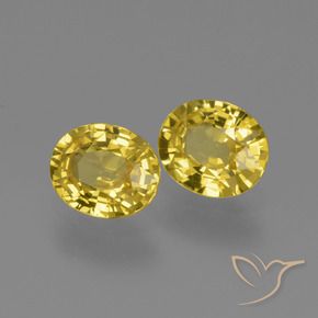 Shop natural 1.41ct Jaune moyen Saphir gems, ovale, from Tanzanie at GemSelect. In stock, global shipping!