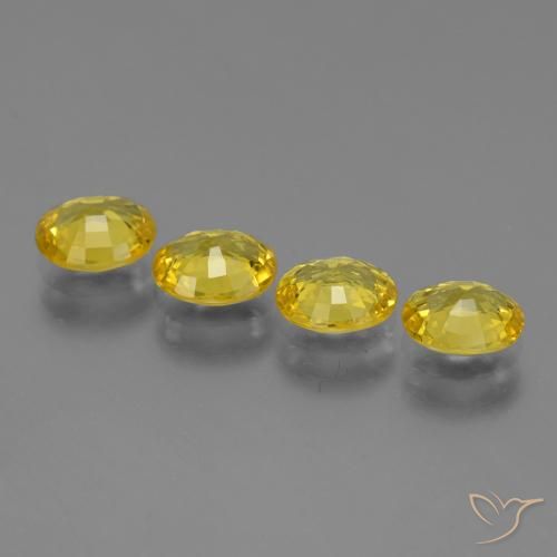 Shop natural 2.94ct Jaune moyen Saphir gems, ovale, from Tanzanie at GemSelect. In stock, global shipping!