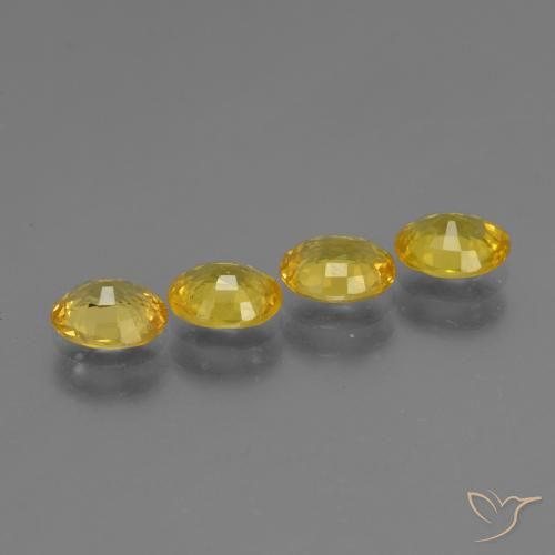 Shop natural 2.62ct Doré jaunâtre Saphir gems, ovale, from Tanzanie at GemSelect. In stock, global shipping!