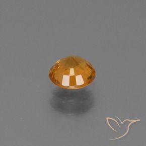 Saphir Orange moyen-foncé naturelle Tour, 0.67 ct, VS-SI