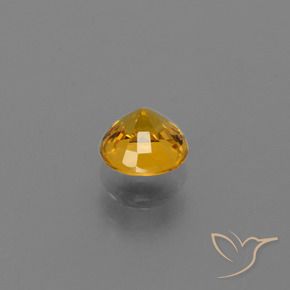 Saphir Orange doré profond naturelle Tour, 0.74 ct, VVS-VS