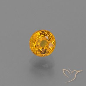 Saphir Or orange foncé naturelle Tour, 0.84 ct, VS