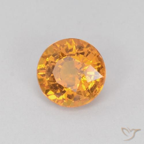 Saphir Orange-or naturelle Tour, 0.71 ct, VS