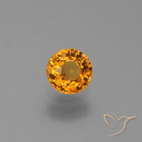 Saphir Or orange foncé naturelle Tour, 0.67 ct, VS