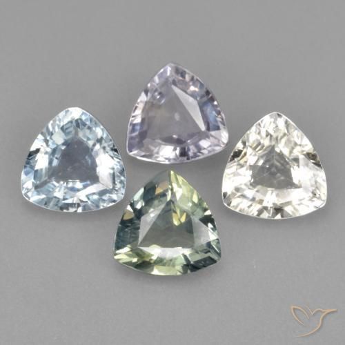 Shop natural 2.86ct Multicolore Saphir gems, Trillion, from Tanzanie at GemSelect. In stock, global shipping!
