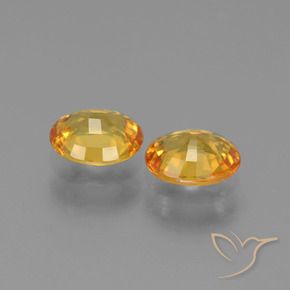 Shop natural 1.40ct Orange doré profond Saphir gems, ovale, from Tanzanie at GemSelect. In stock, global shipping!