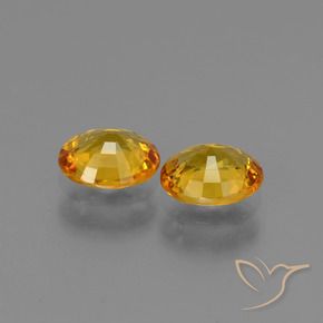Shop natural 1.32ct Orange doré profond Saphir gems, ovale, from Tanzanie at GemSelect. In stock, global shipping!