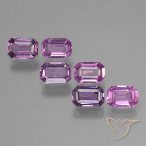 Shop natural 3.50ct Violet mauve Saphir gems, Octogone / coupe Émeraude, from Tanzanie at GemSelect. In stock, global shipping!