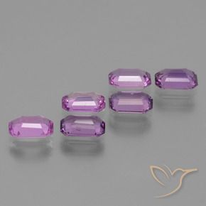 Shop natural 3.50ct Violet mauve Saphir gems, Octogone / coupe Émeraude, from Tanzanie at GemSelect. In stock, global shipping!