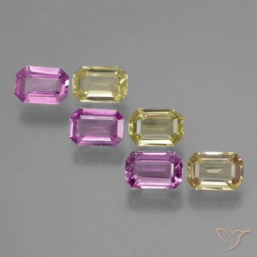 Shop natural 3.41ct Multicolore Saphir gems, Octogone / coupe Émeraude, from Tanzanie at GemSelect. In stock, global shipping!