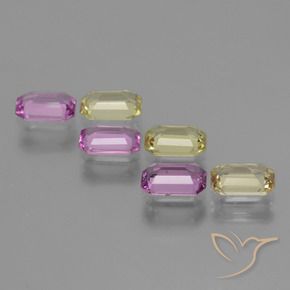 Shop natural 3.41ct Multicolore Saphir gems, Octogone / coupe Émeraude, from Tanzanie at GemSelect. In stock, global shipping!