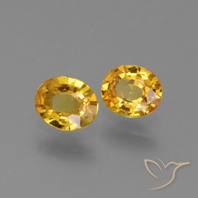 Shop natural 1.30ct Orange doré profond Saphir gems, ovale, from Tanzanie at GemSelect. In stock, global shipping!