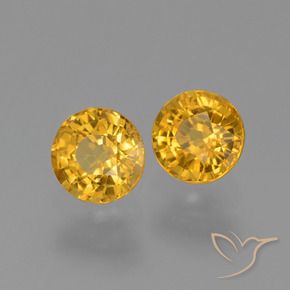 Shop natural 1.36ct Orange doré profond Saphir gems, Tour, from Tanzanie at GemSelect. In stock, global shipping!