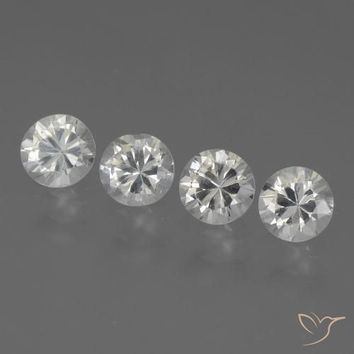 1.55ctw Naturel Blanc Saphir, Tour, VVS-VS