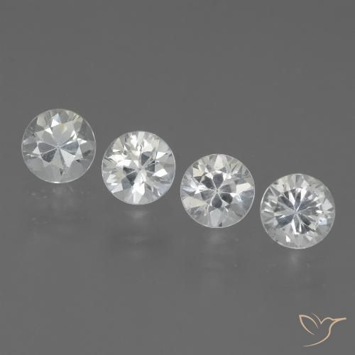 1.42ctw Naturel Blanc Saphir, Tour, VVS-VS