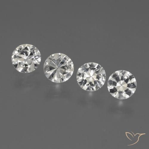 1.25ctw Naturel Blanc Saphir, Tour, VS