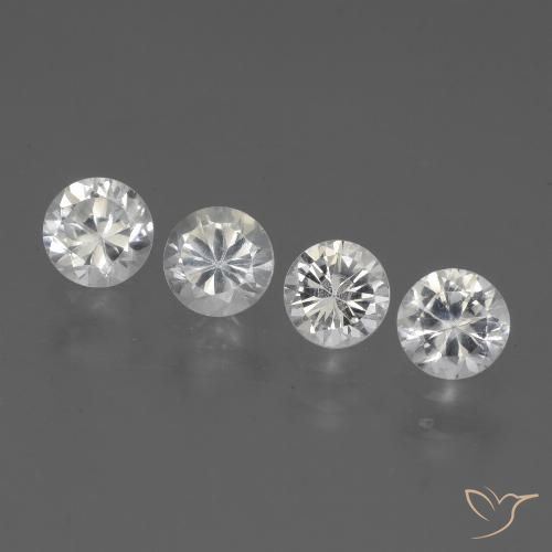 1.53ctw Naturel Blanc Saphir, Tour, VVS-VS