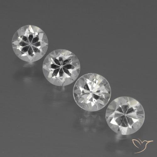 1.57ctw Naturel Blanc clair Saphir, Tour, VVS-VS