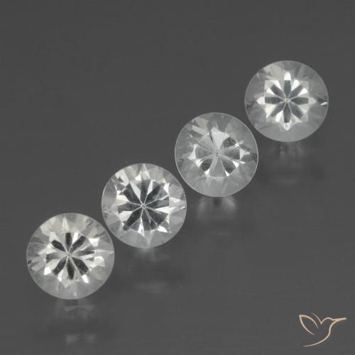 1.52ctw Naturel Blanc clair Saphir, Tour, VVS-VS