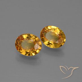 Shop natural 1.22ct Orange doré profond Saphir gems, ovale, from Tanzanie at GemSelect. In stock, global shipping!