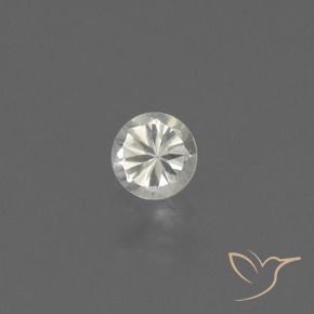 Saphir Blanc chaud naturelle Tour, 0.40 ct, VVS-VS