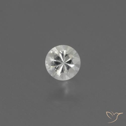 0.35ct Naturel Blanc Saphir, Tour, VS