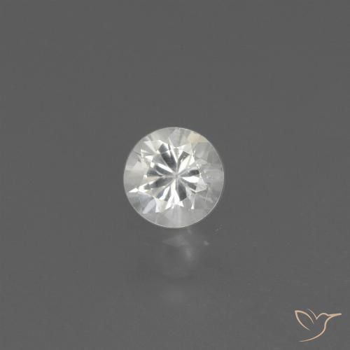0.43ct Naturel Blanc Saphir, Tour, VS