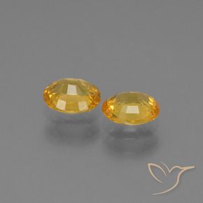 Shop natural 1.44ct Orange doré profond Saphir gems, ovale, from Tanzanie at GemSelect. In stock, global shipping!