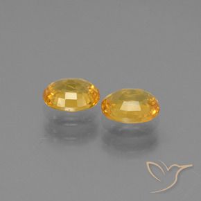 Shop natural 1.58ct Orange doré profond Saphir gems, ovale, from Tanzanie at GemSelect. In stock, global shipping!