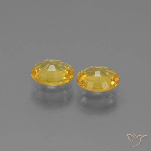 Shop natural 1.28ct Jaune moyen Saphir gems, ovale, from Tanzanie at GemSelect. In stock, global shipping!
