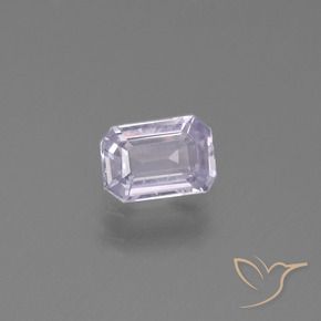 Saphir Violet très clair naturelle Octogone / coupe Émeraude, 0.57 ct, VS