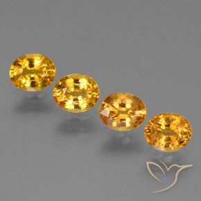 Shop natural 2.91ct Doré-orange foncé Saphir gems, ovale, from Tanzanie at GemSelect. In stock, global shipping!