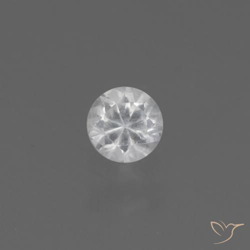0.40ct Naturel Blanc Saphir, Tour, VS