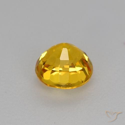 Saphir Doré naturelle Tour, 0.73 ct, VS